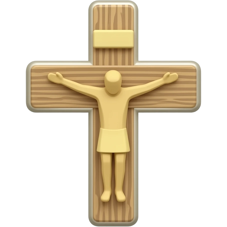 christian cross 3D emoji