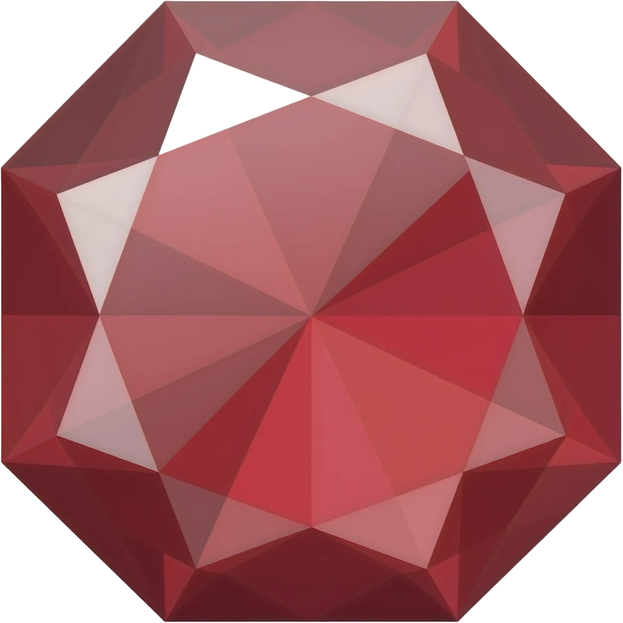 Red gem emoji