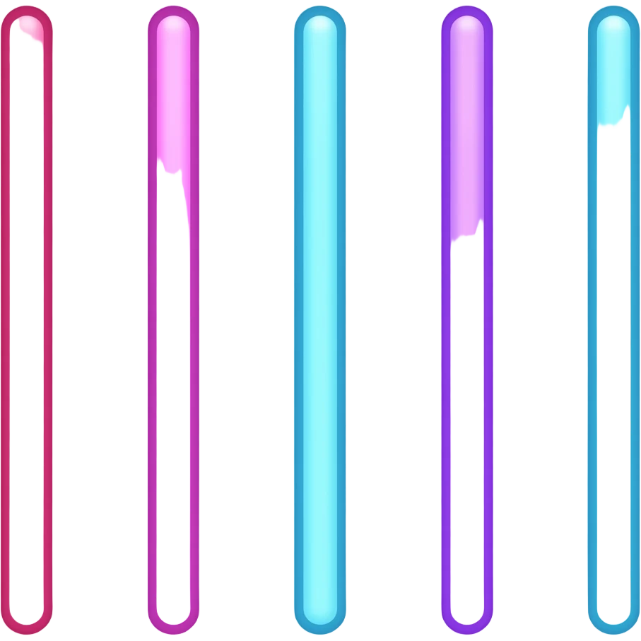 pink, blue and purple neon colored straight vertical lines emoji