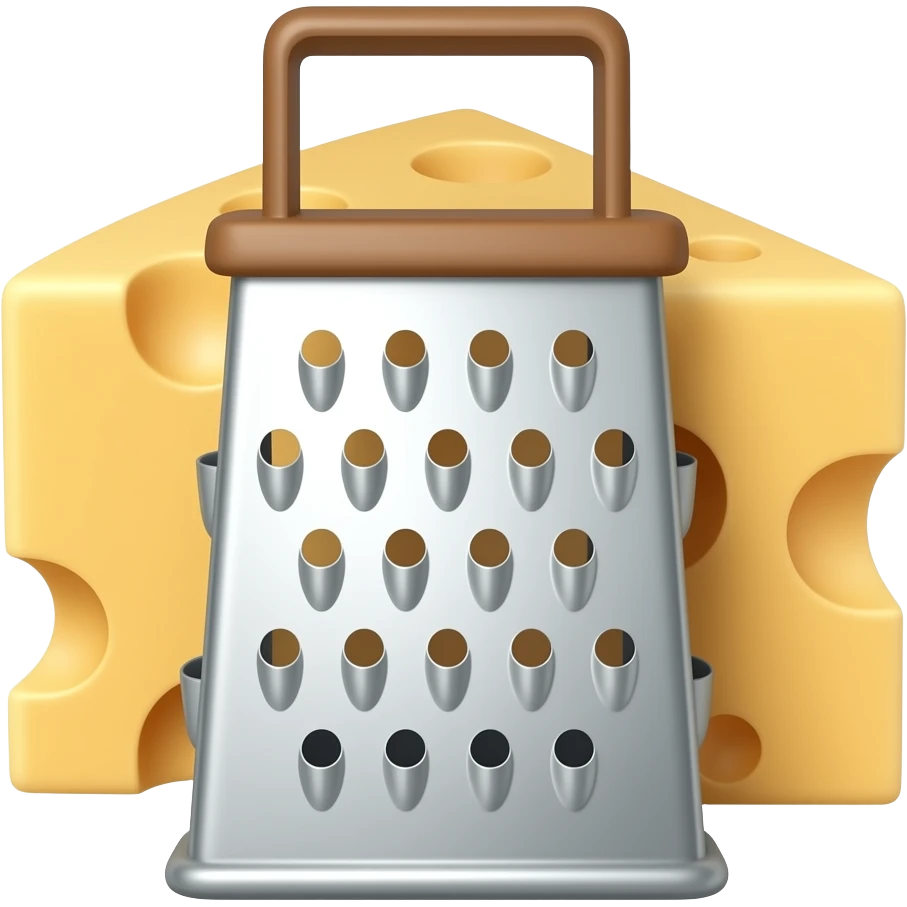 Cheese grater no cheese emoji