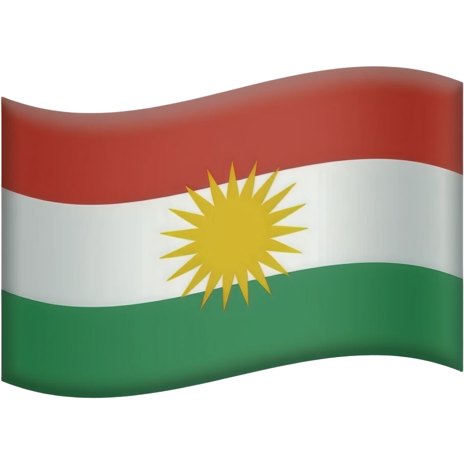 kurdistan flag emoji