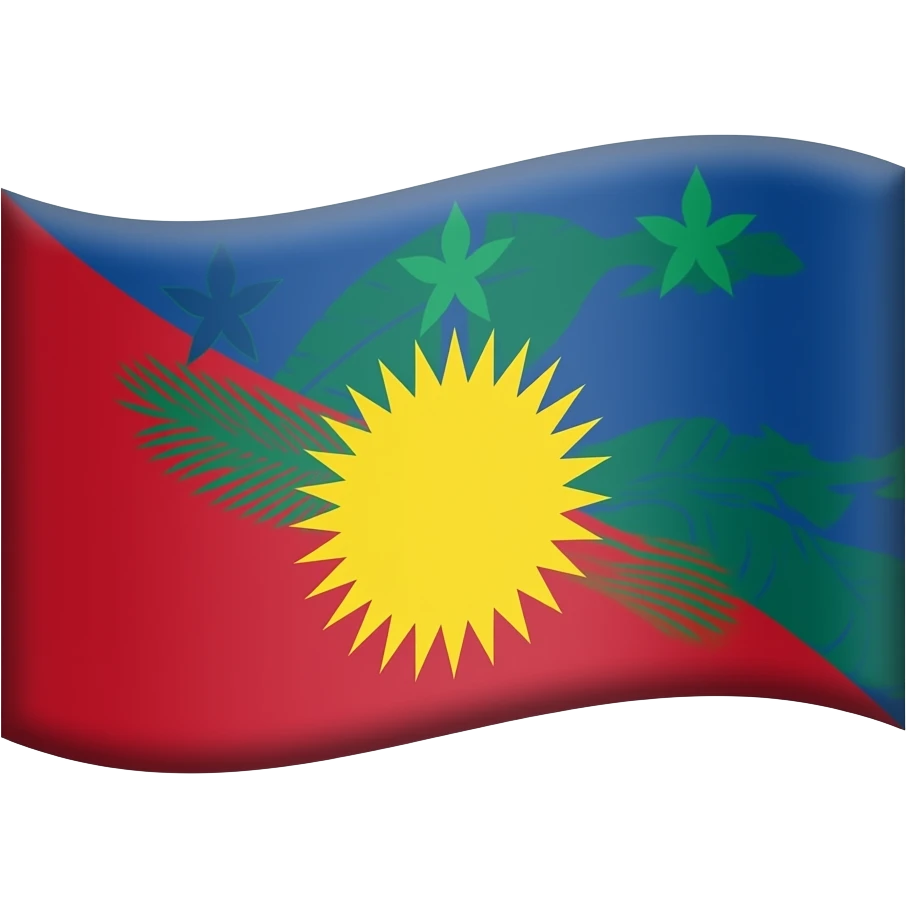 Guadeloupe drapeau emoji