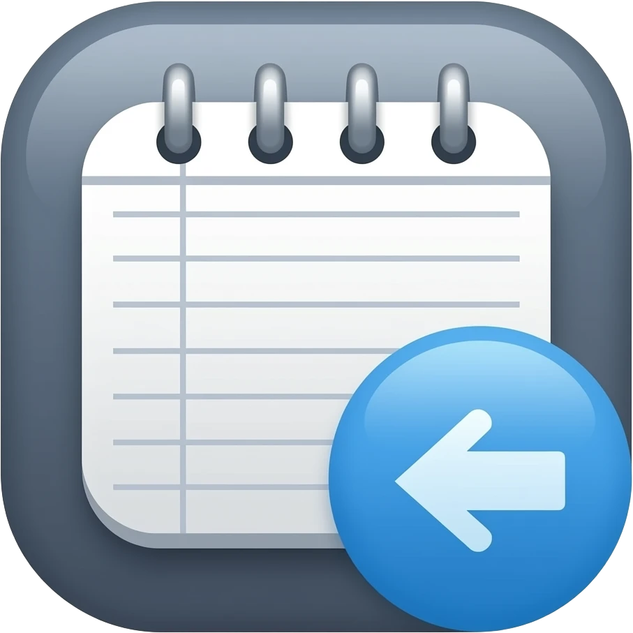 generate an icon that for a notepad app synced with drive using gradient vectors emoji