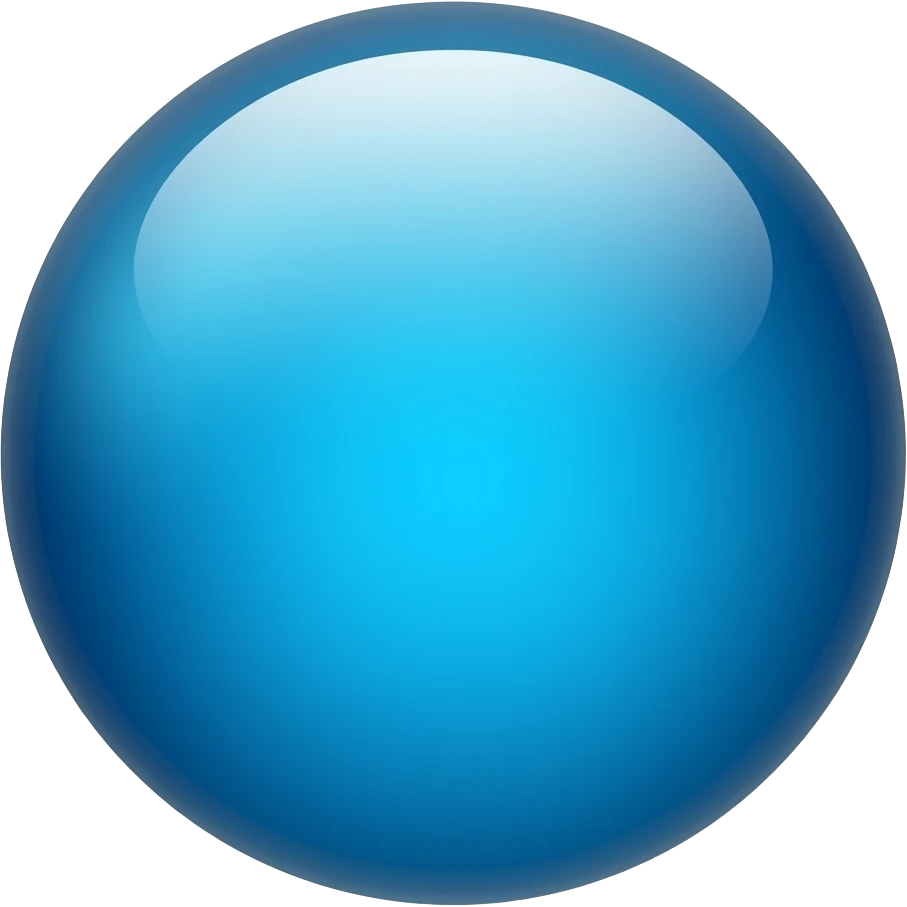 orbe azul emoji