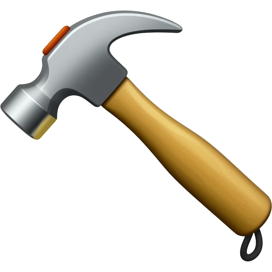 lighting hammer --- emoji