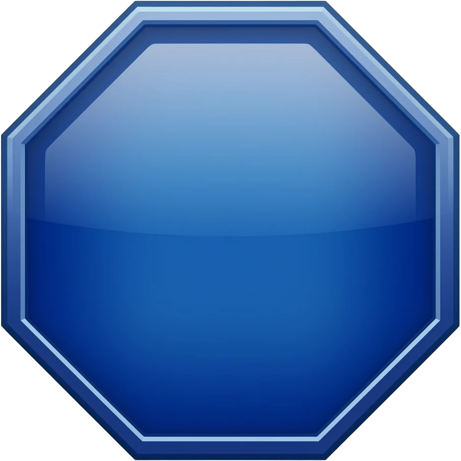 Indigo hexagon emoji
