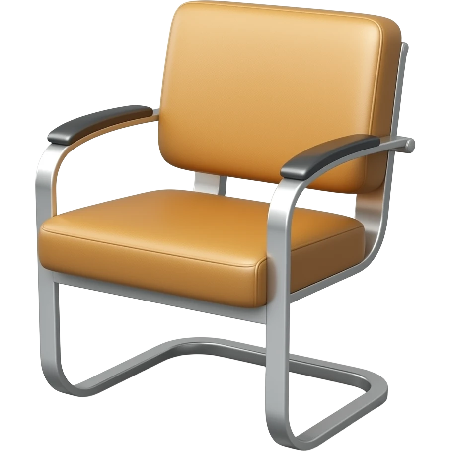 Create high-quality glossy emojis with a vibrant modern style.Make the emojis look premium, shiny, and eye-catching with bright highlights, smooth gradients, soft reflections, and glowing details. chair emoji emoji