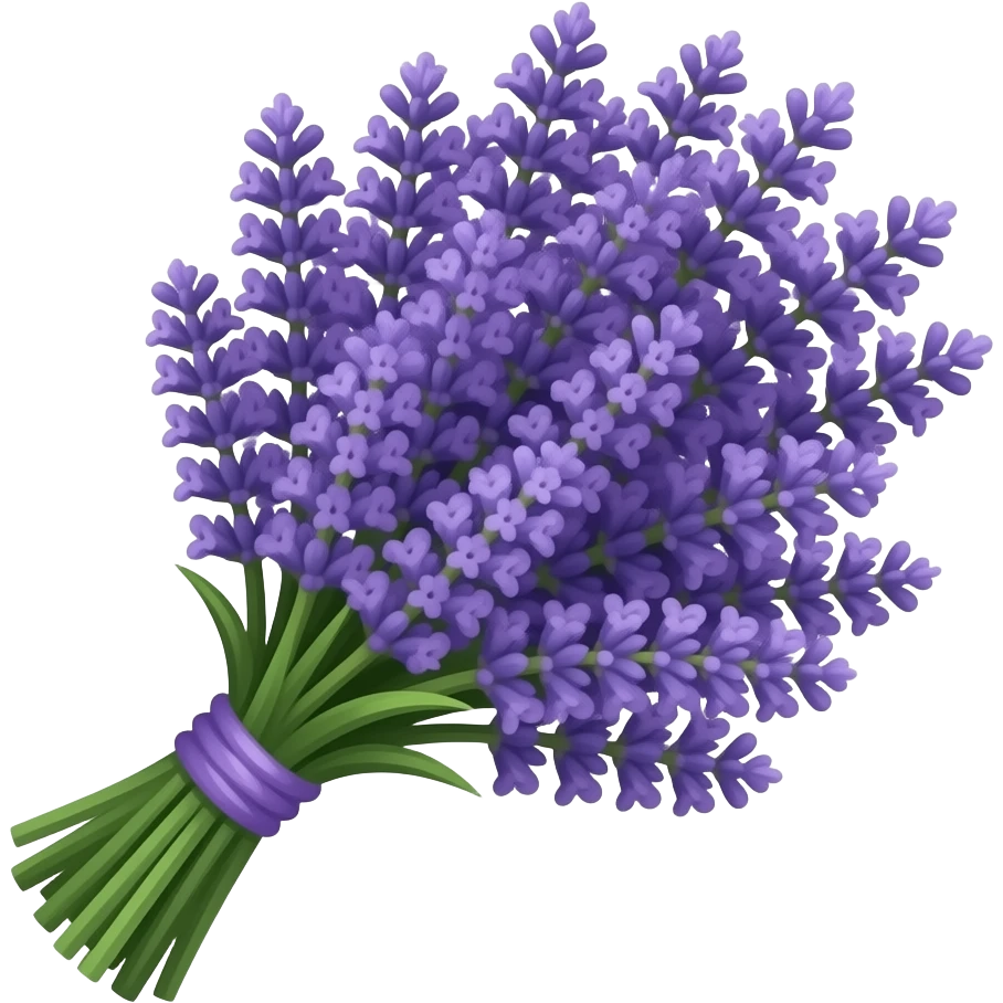 Buquê de lavanda emoji