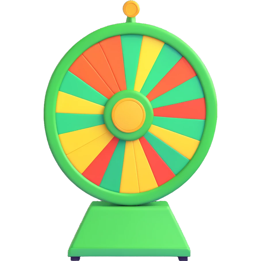 Green Prize Wheel emoji