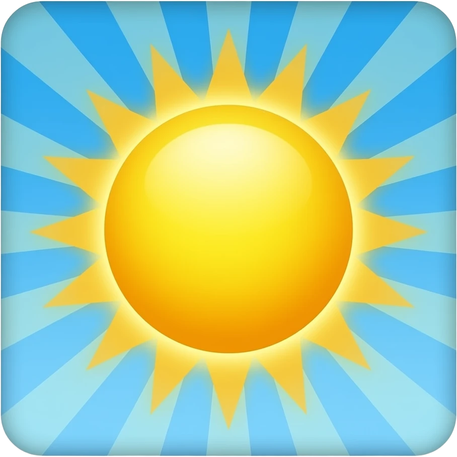 Sunshine emoji