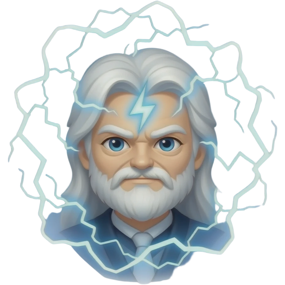Design an emoji for me inspired by the Electric Spirit card in Clash Royale, with a legendary, electric, and cartoon-style theme. emoji