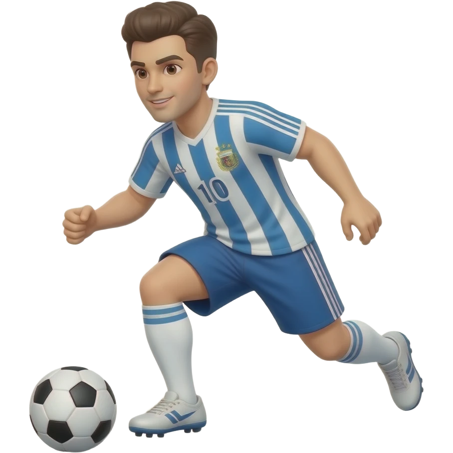 jugador de soccer jugando emoji