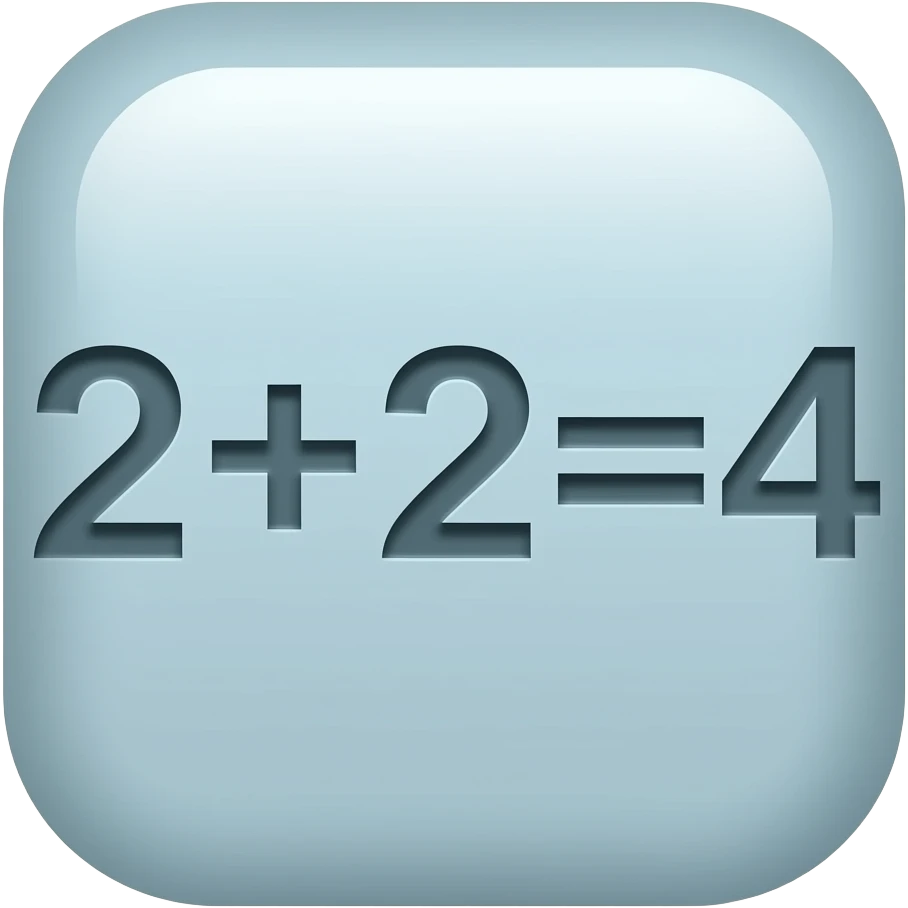 2+2=4 emoji