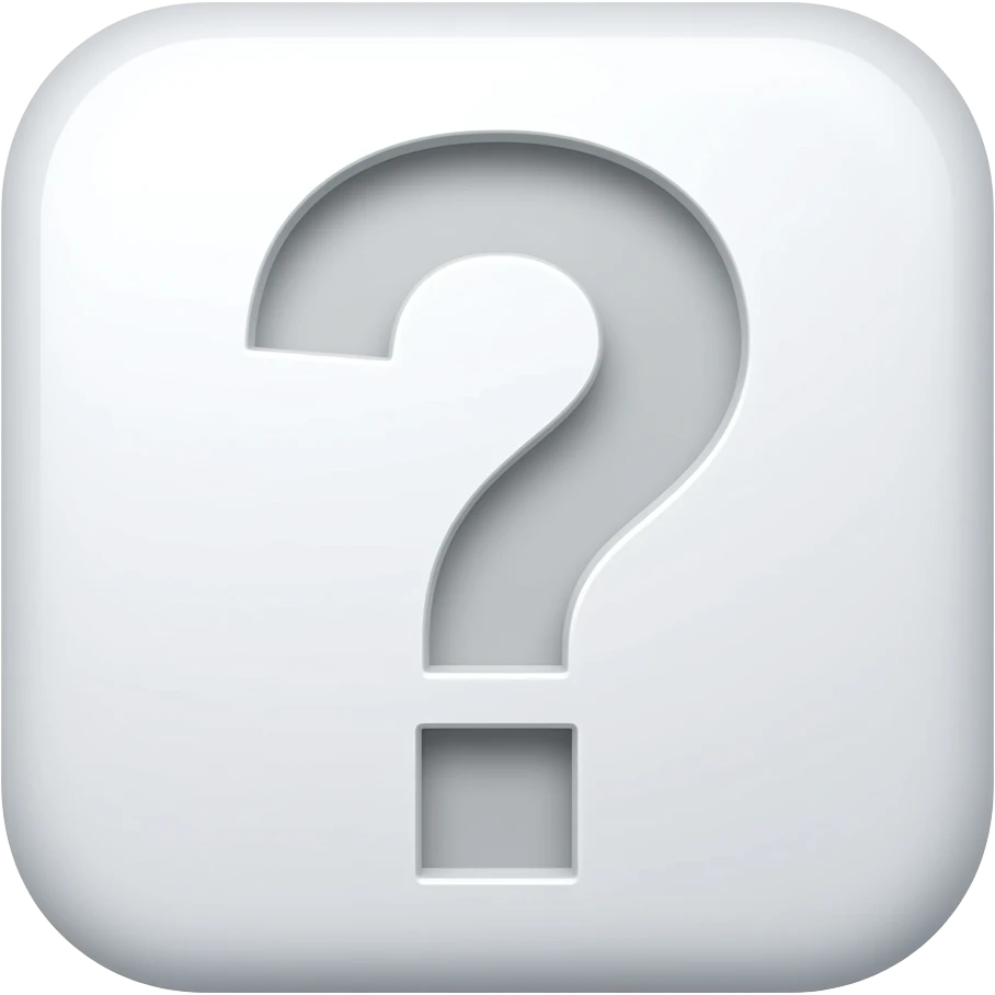 questionmark emoji