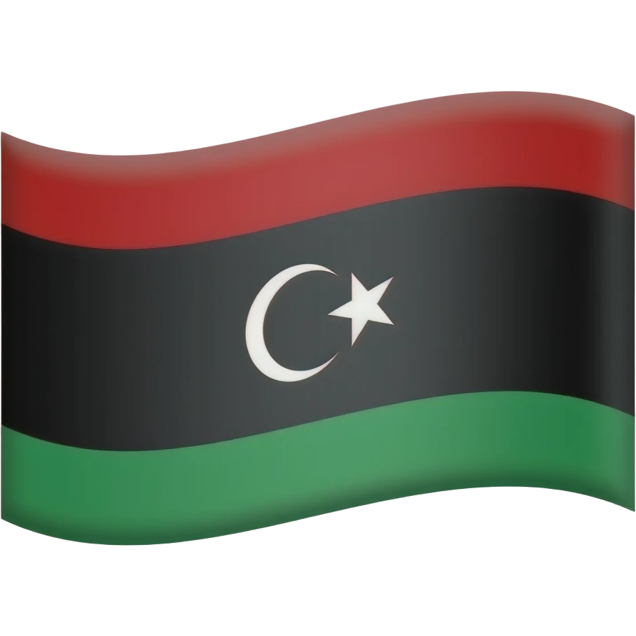 علم ليبيا القديم emoji