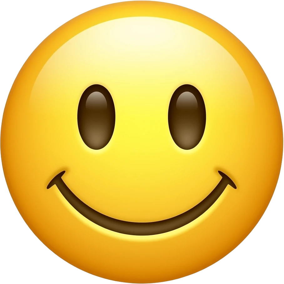A smiley emoji is not a person, but a smiley face emoji