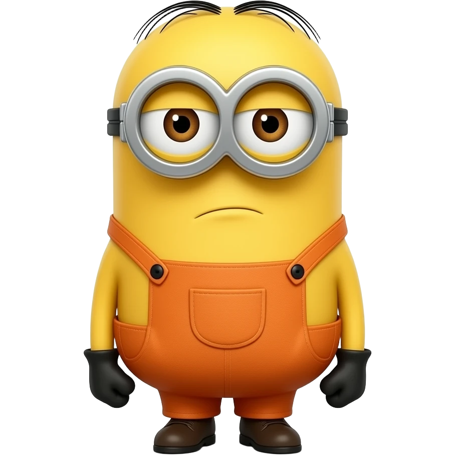 Minion at attention emoji