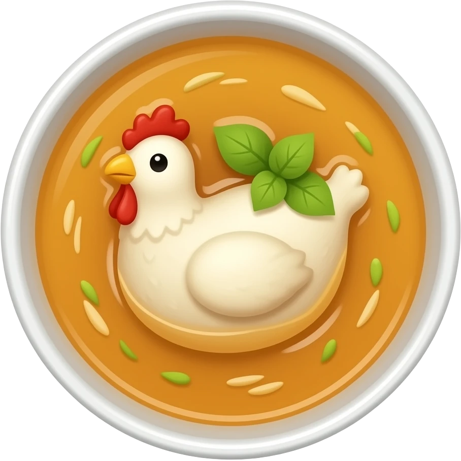 chicken soup emoji