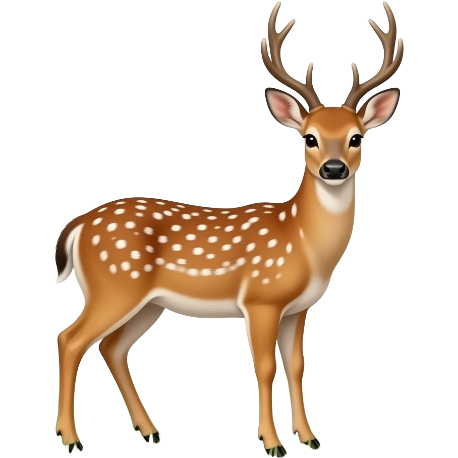 flower deer emoji