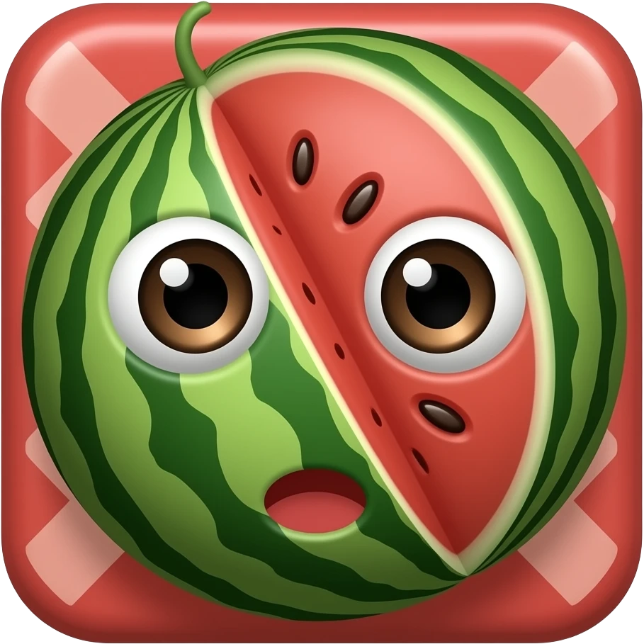 🍉🟥 emoji