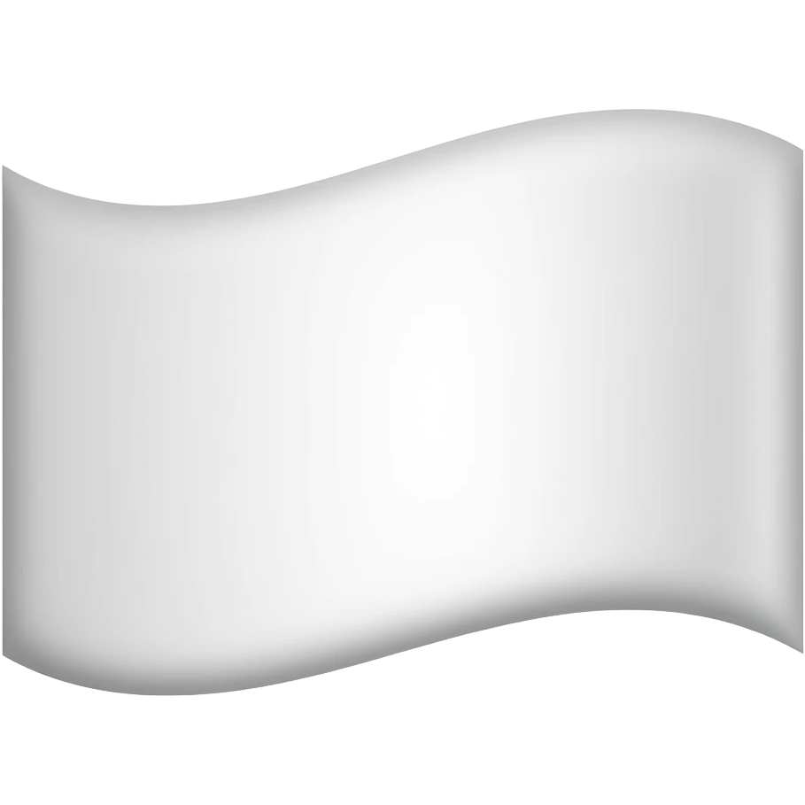 White flag with ellipse on it emoji