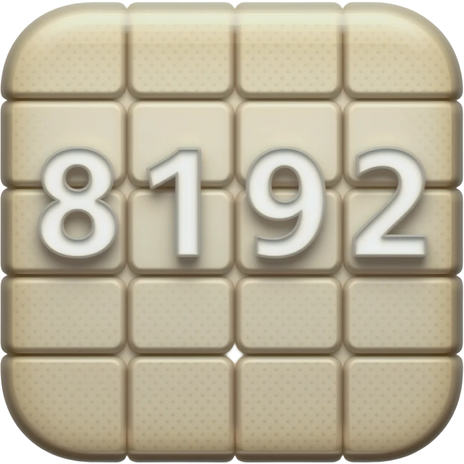 Numberblock 8192 emoji