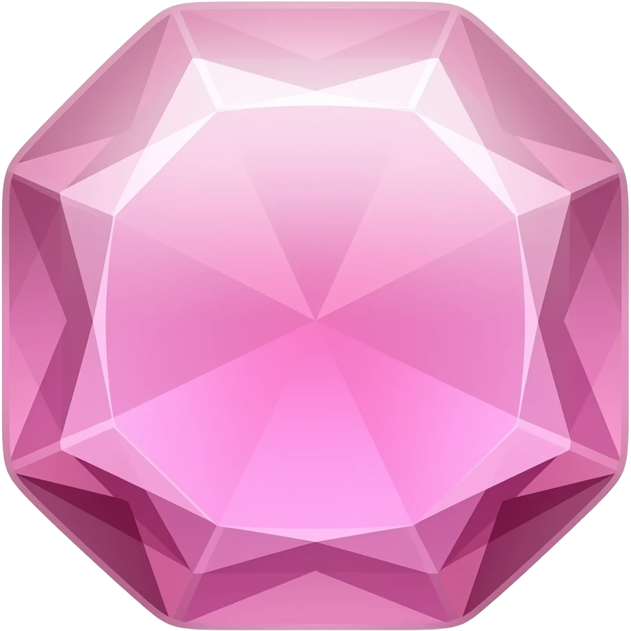 gemstone pink emoji
