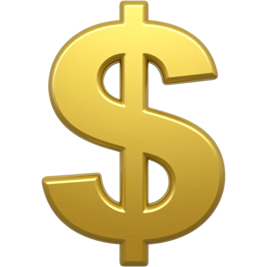 signo dólar emoji
