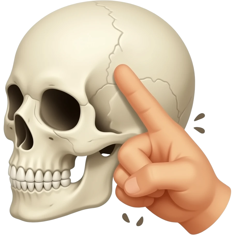 🤚 💀🤚 emoji