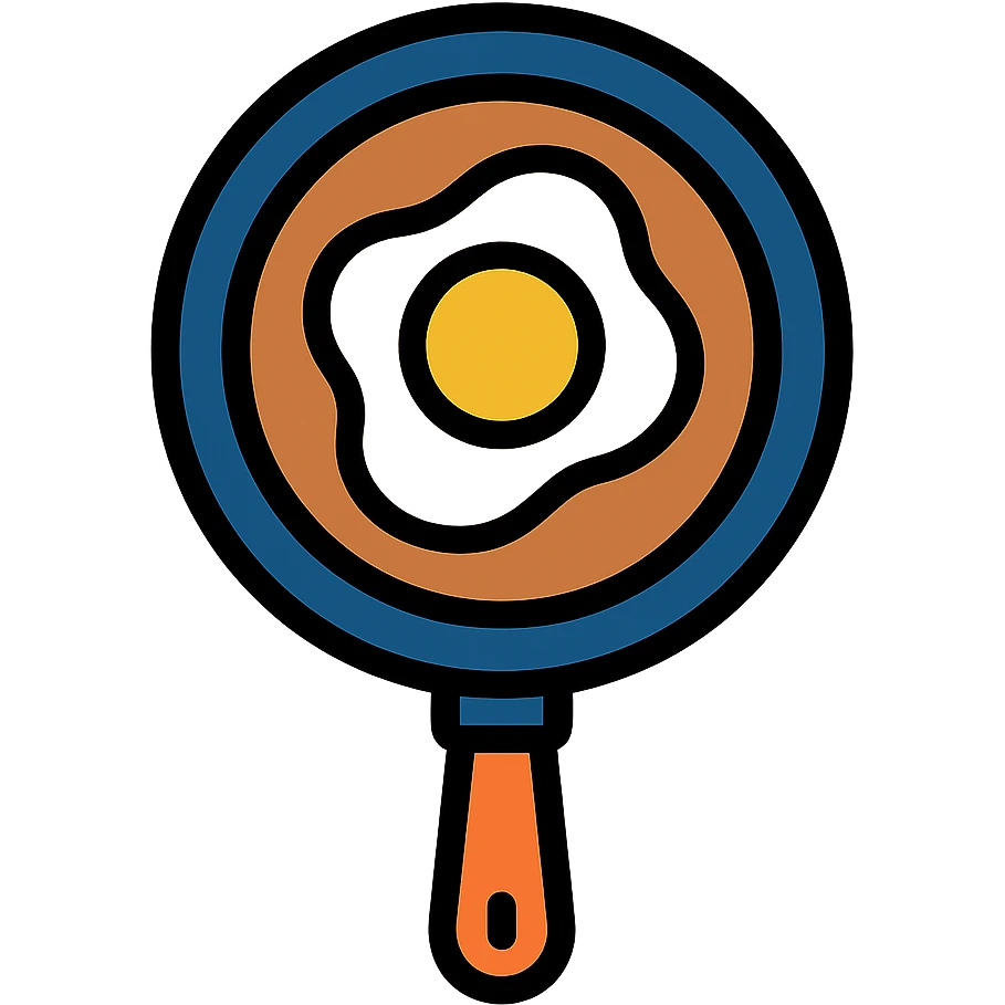 top view of an object icon with color outline emoji