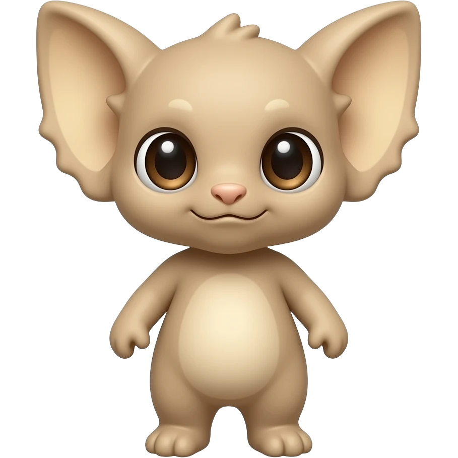 Ear-frilled creature emoji