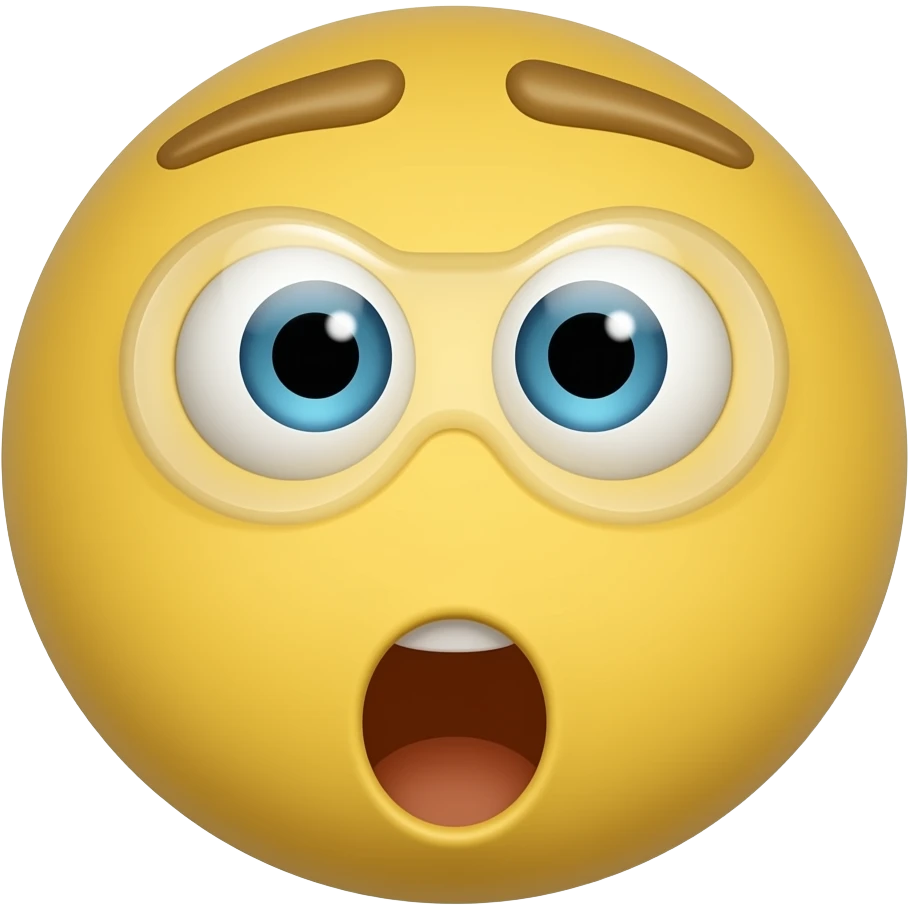 째려보는 노란 얼굴 이모지 emoji
