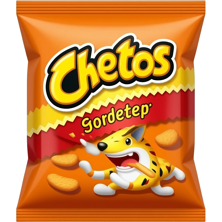 Create high-quality glossy emojis with a vibrant modern style.Make the emojis look premium, shiny, and eye-catching with bright highlights, smooth gradients, soft reflections, and glowing details. Cheetos emoji emoji