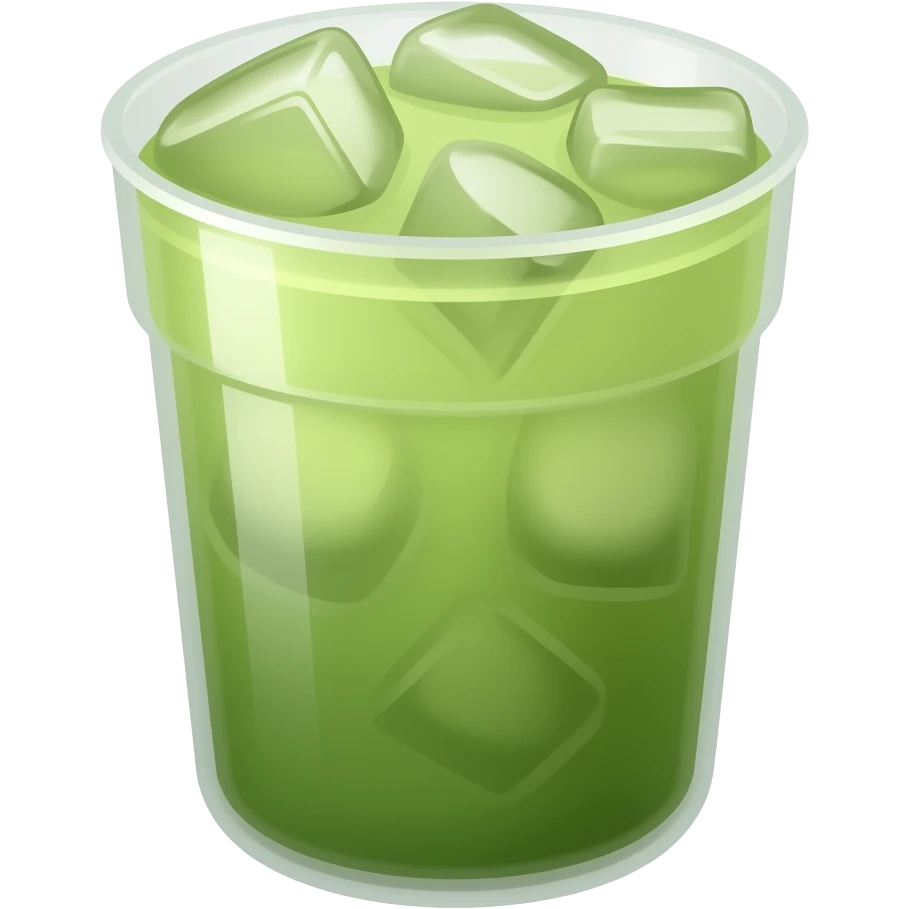 iced matcha emoji