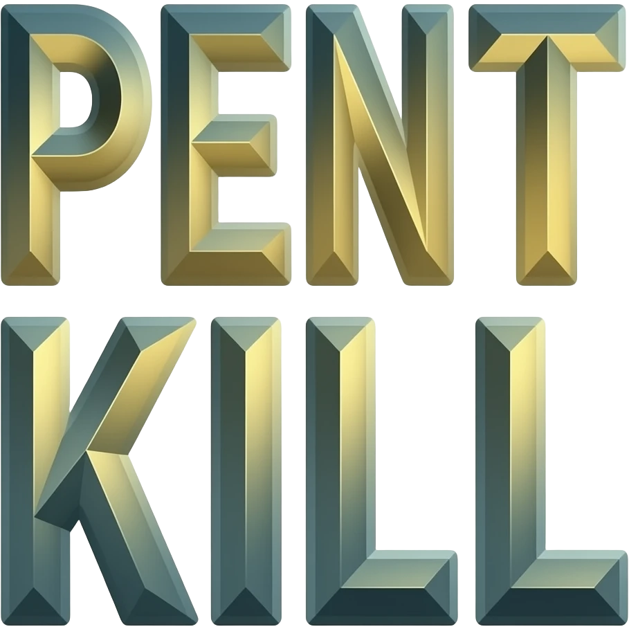 the word PENTAKILL in big bold capital letters emoji