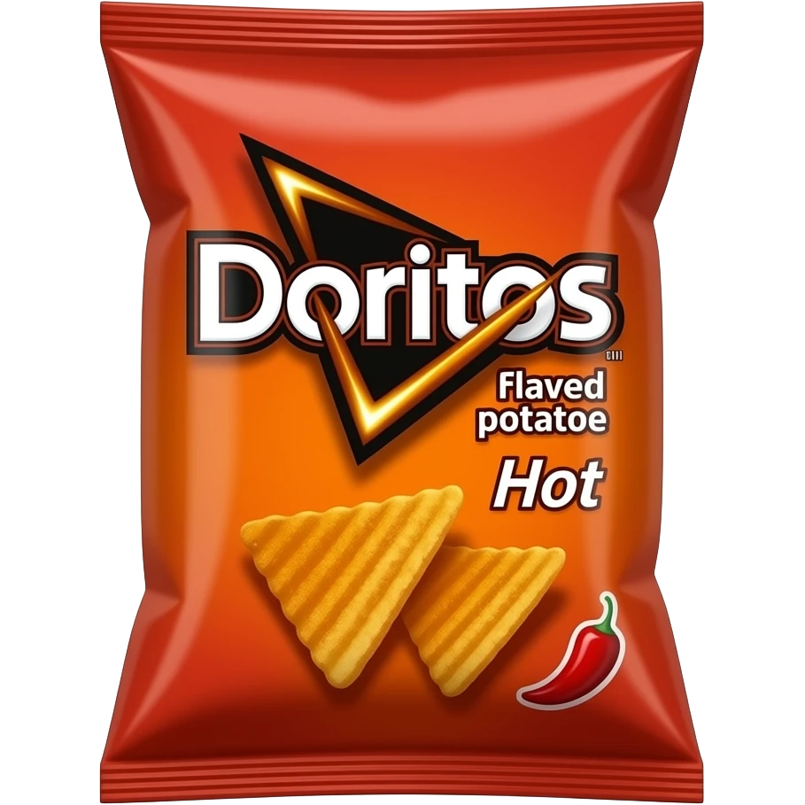 Potato chips tube can (hot Doritos style) emoji