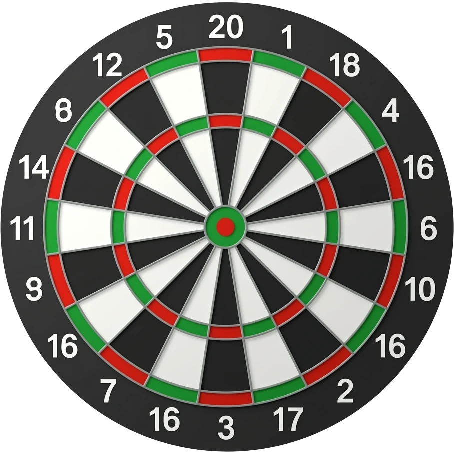 Dartboard emoji