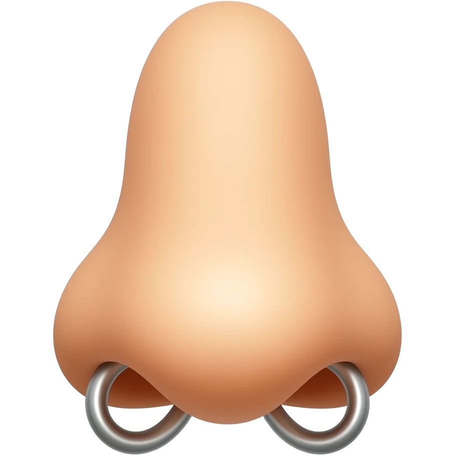 Nipple piercing emoji