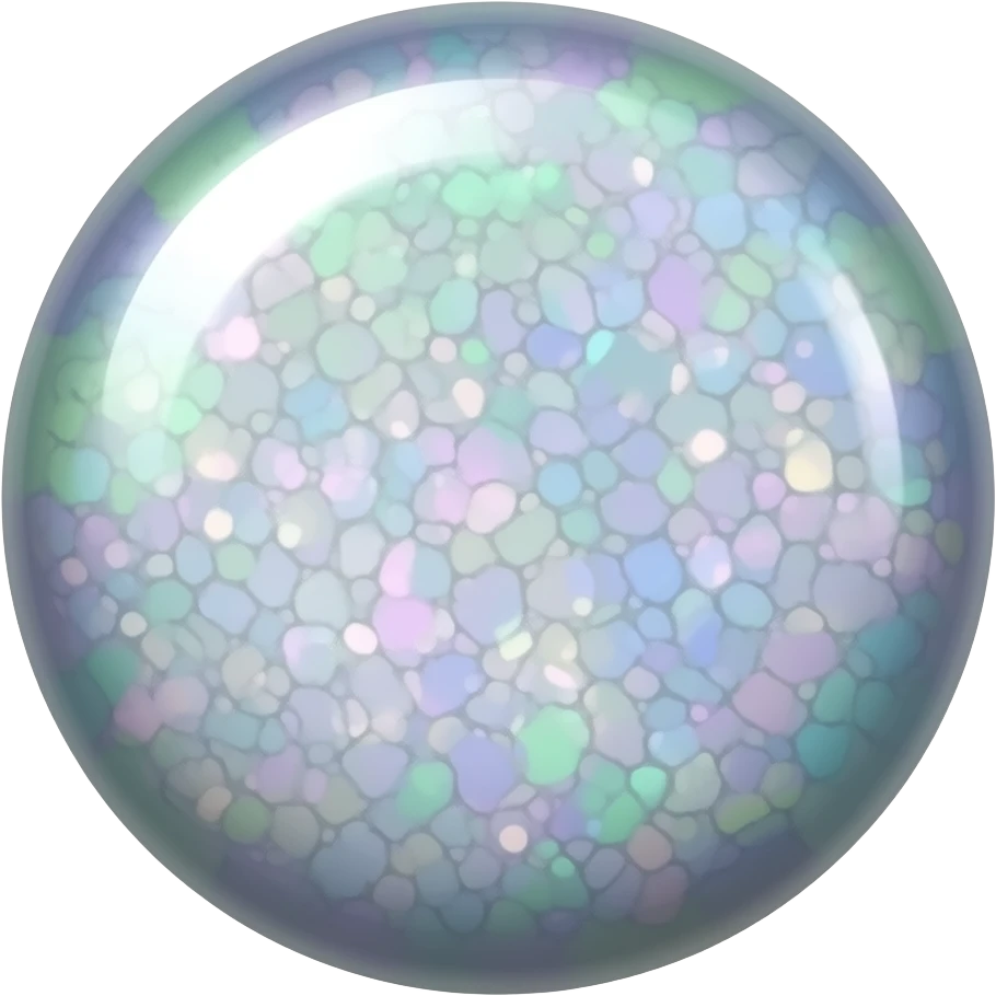 iridescent opal with flecks emoji