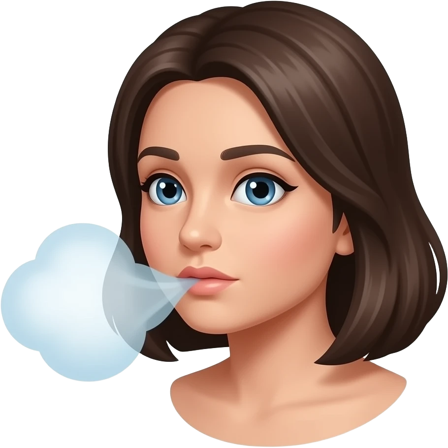 Bootyhole blowing air emoji