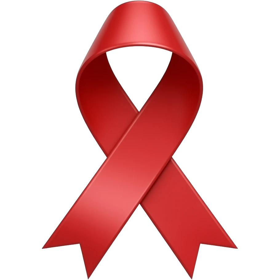 Red ribbon emoji