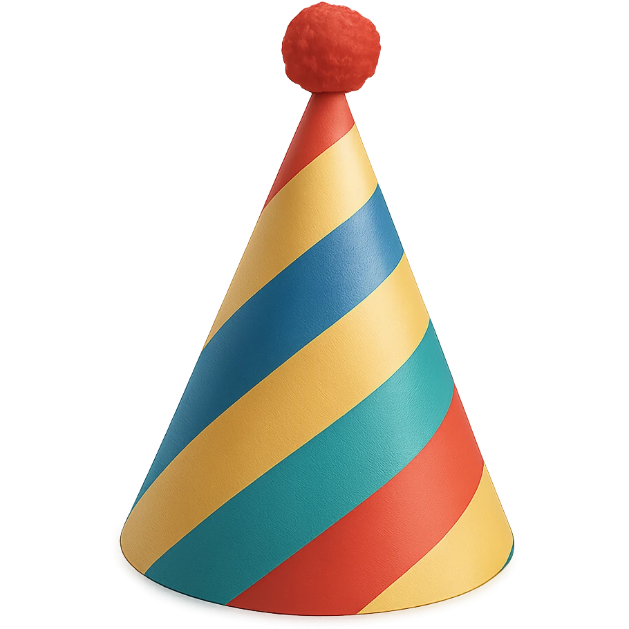 Party hat emoji