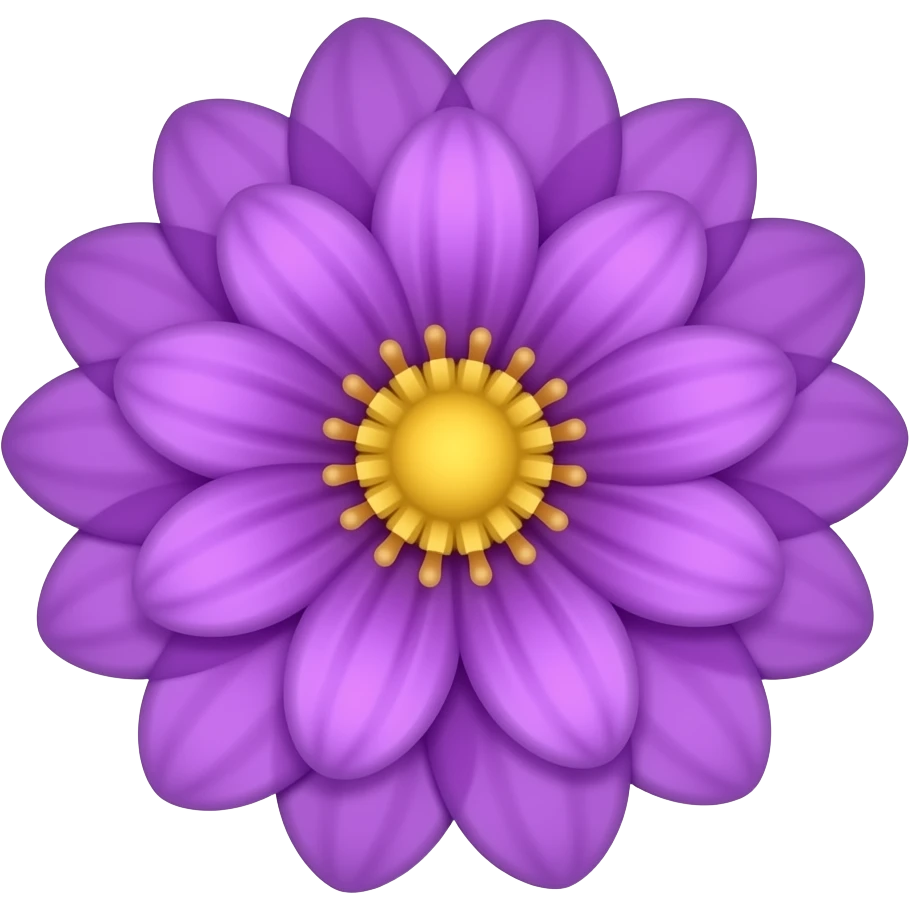 🌸 make this flower in purple emoji