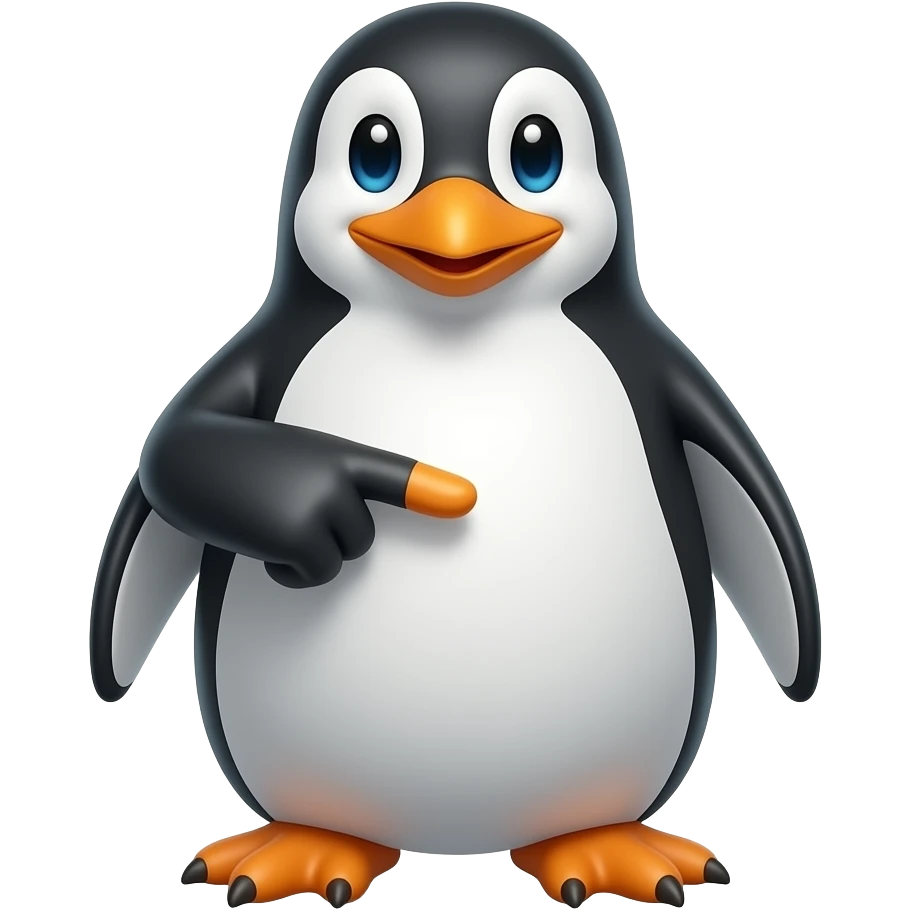 Soedeni eti 2 emoji (🐧🖕) emoji