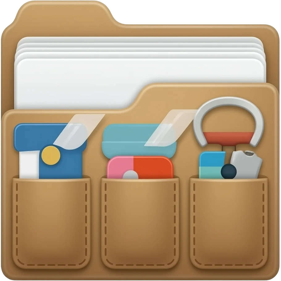 2025 multipocket folder emoji