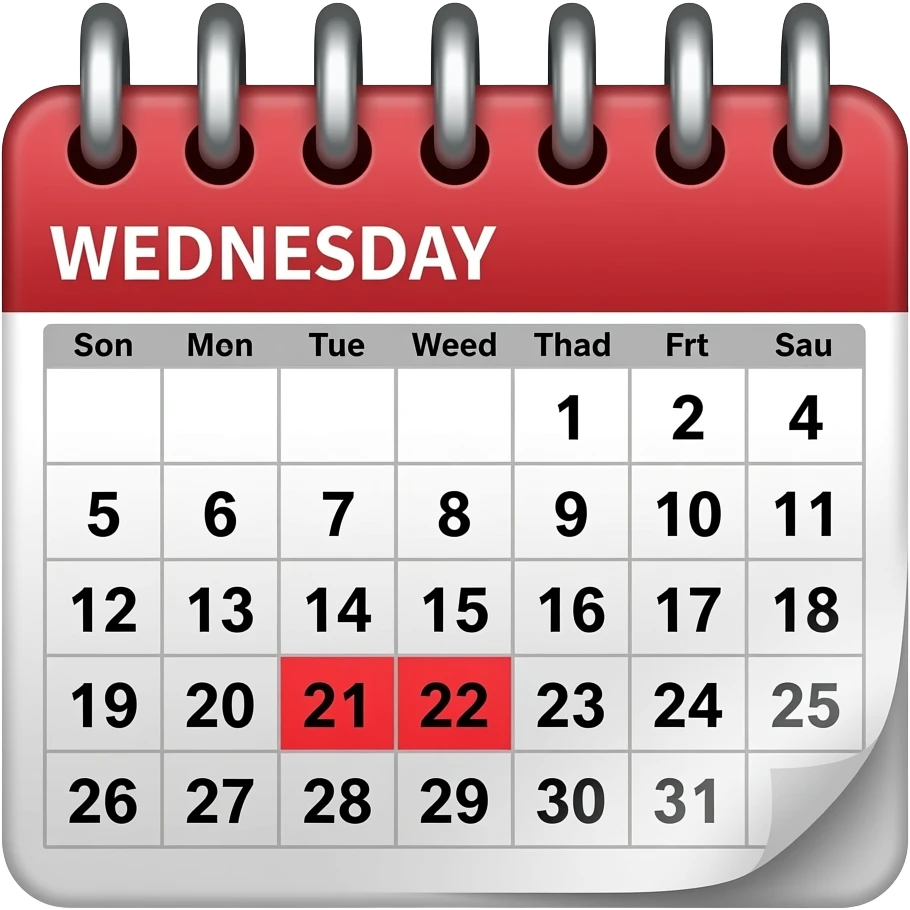 WEDNESDAY emoji