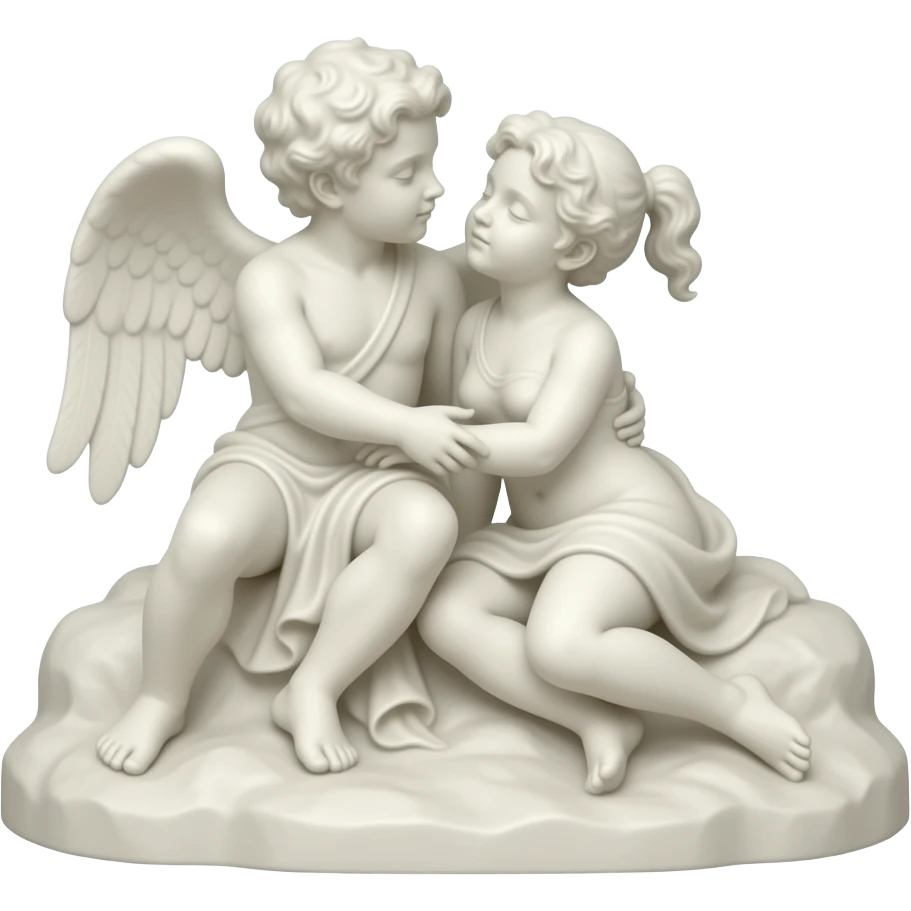 Sculpture of Cupid and Psyché by Antonio Canova emoji