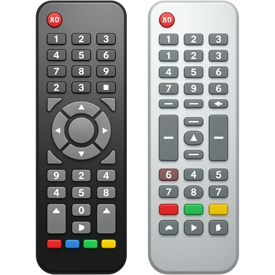 TV remote emoji