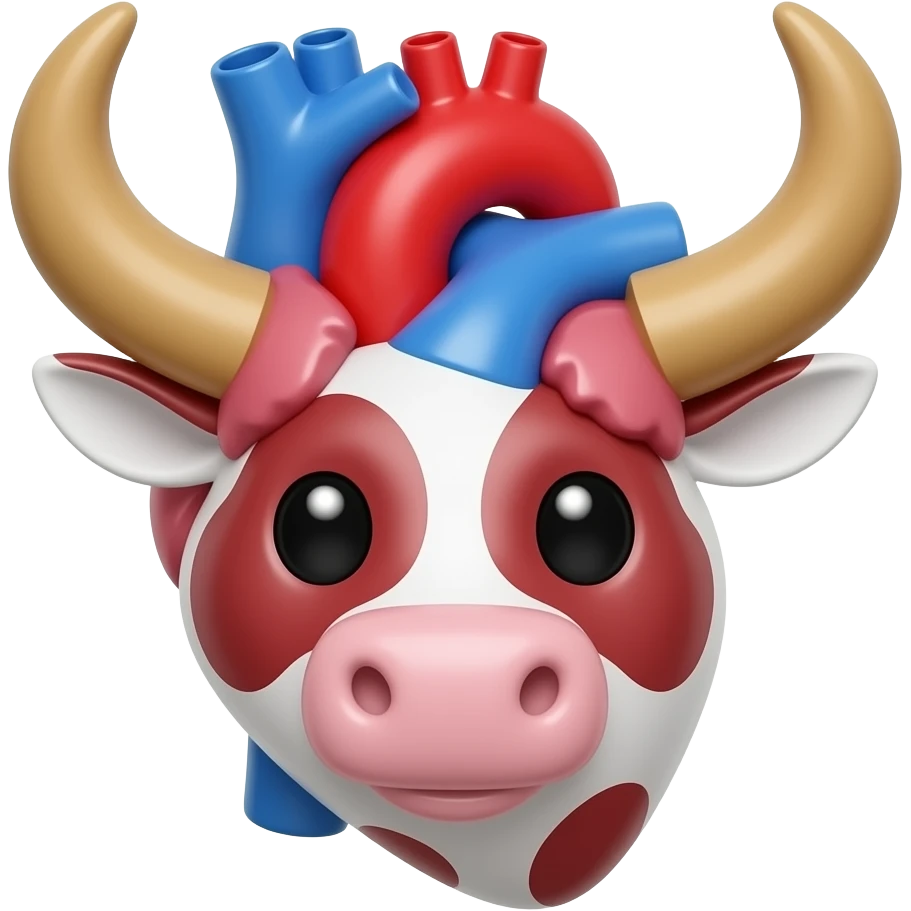 Coração de vaca emoji