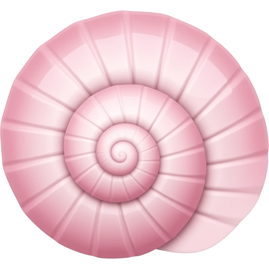 Pink shell emoji